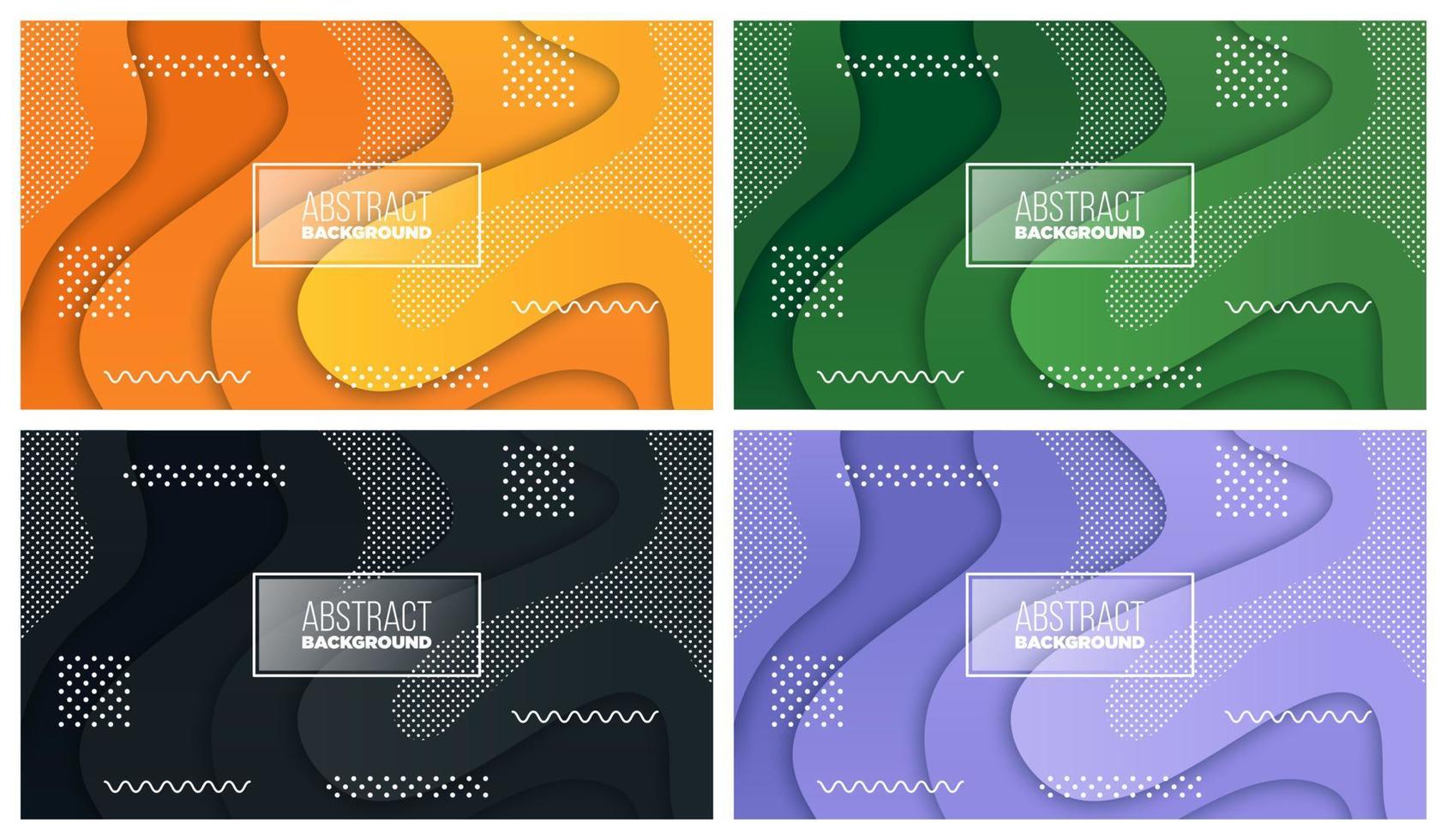 Colorful liquid and geometric background with fluid gradient shapes vector