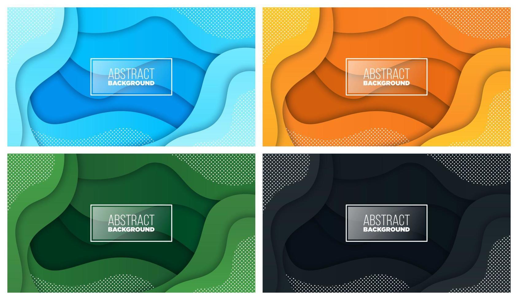 Colorful liquid and geometric background with fluid gradient shapes vector