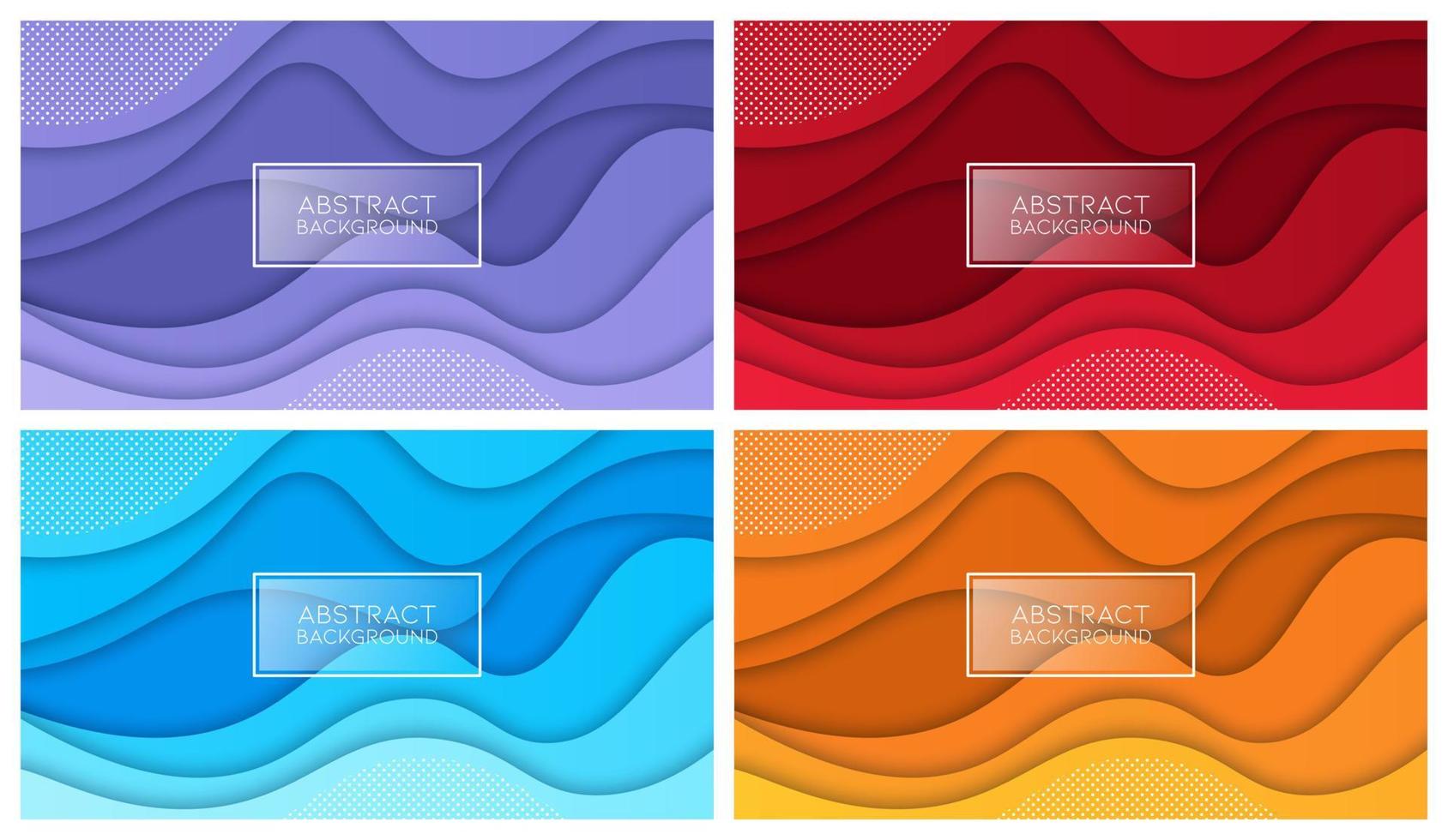 Colorful liquid and geometric background with fluid gradient shapes vector