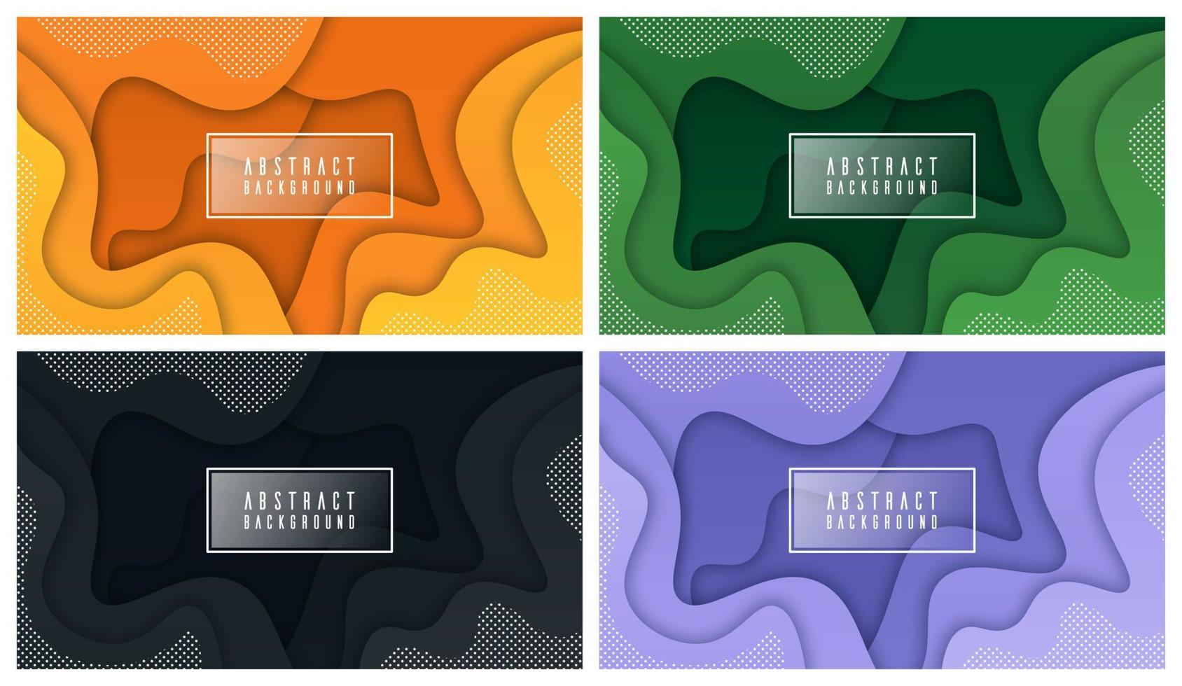 Colorful liquid and geometric background with fluid gradient shapes vector