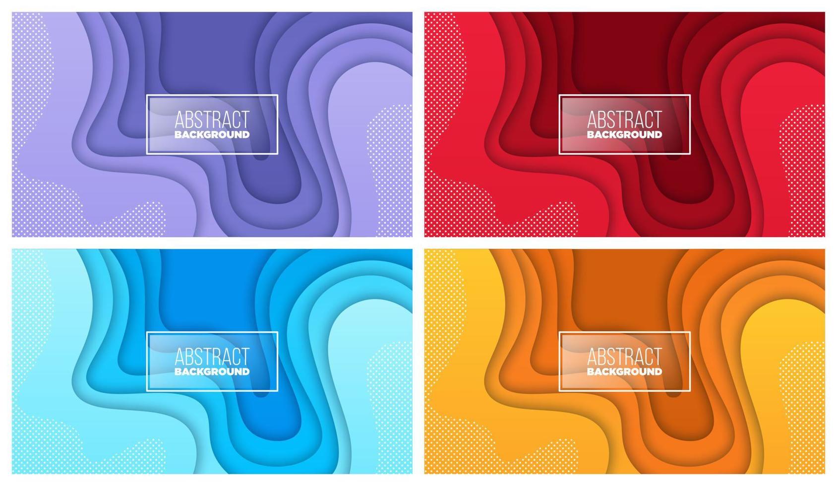 Colorful liquid and geometric background with fluid gradient shapes vector