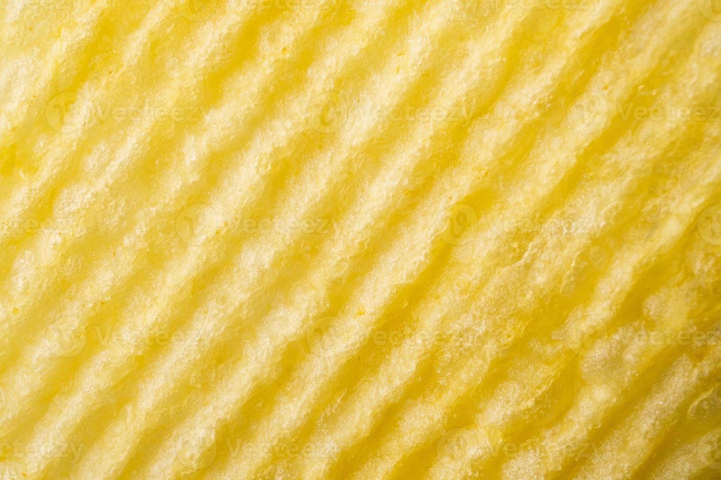 Potato chip texture background closeup photo