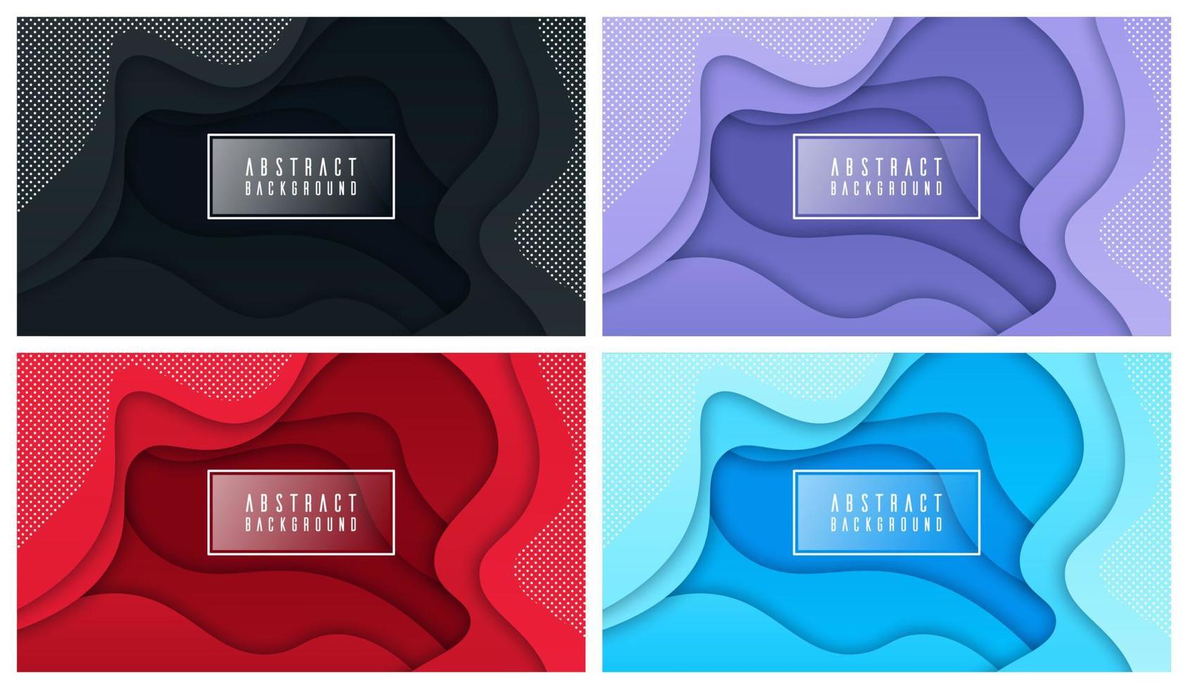 Colorful liquid and geometric background with fluid gradient shapes vector