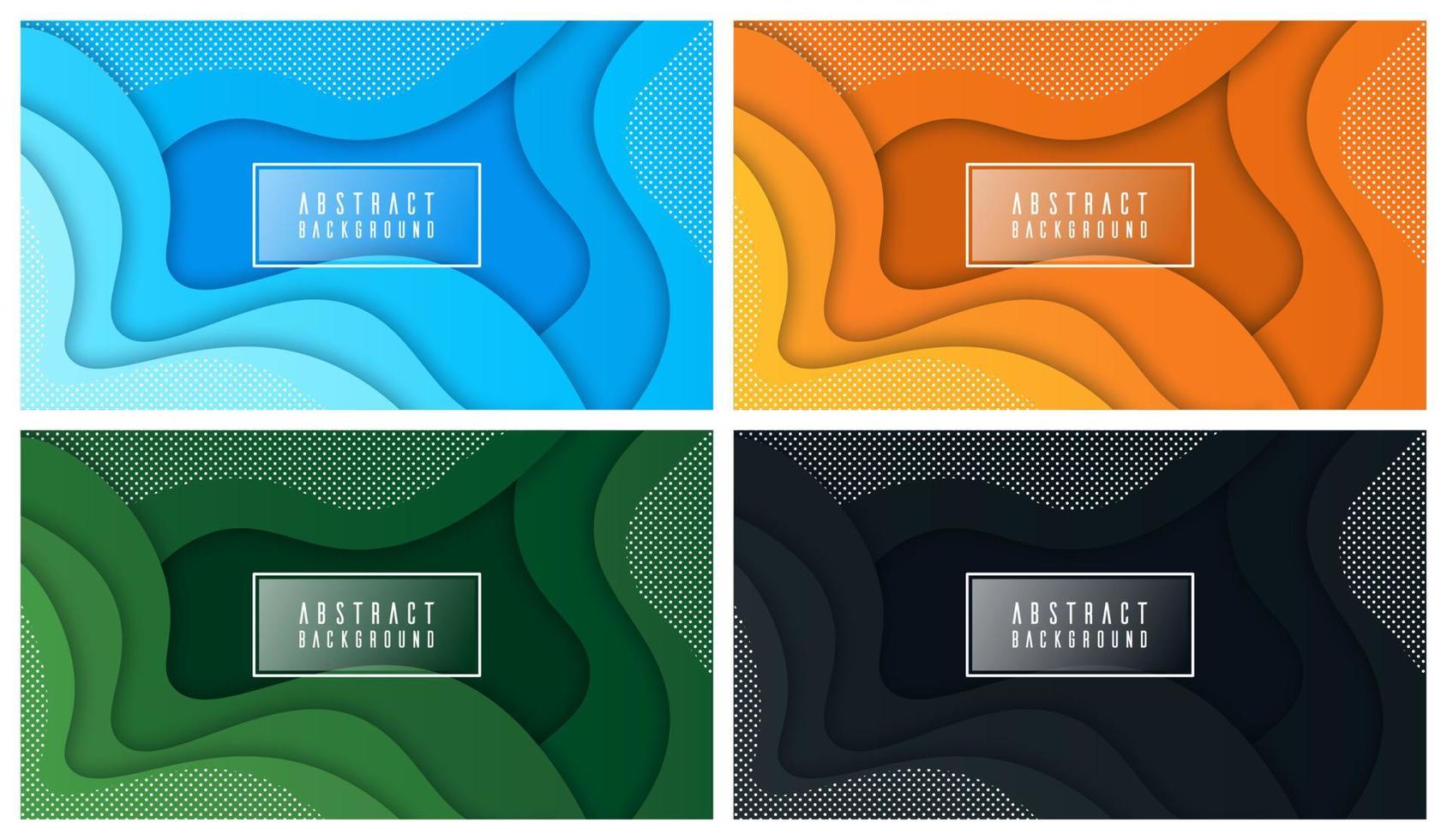 Colorful liquid and geometric background with fluid gradient shapes vector