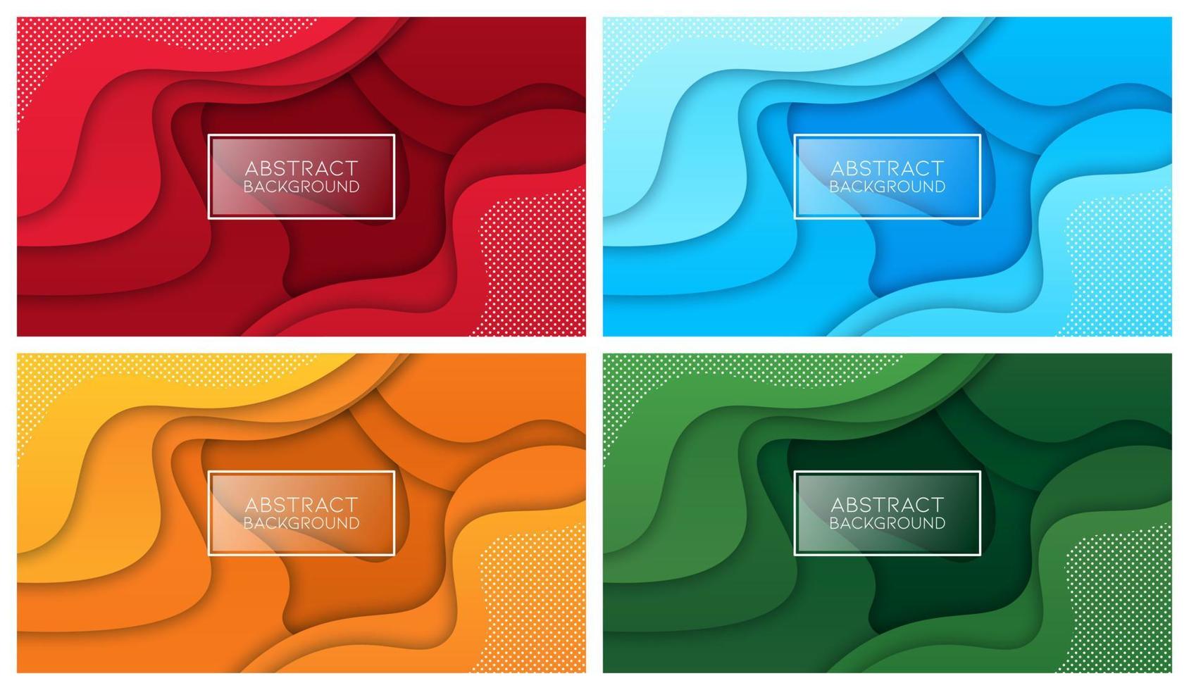 Colorful liquid and geometric background with fluid gradient shapes vector