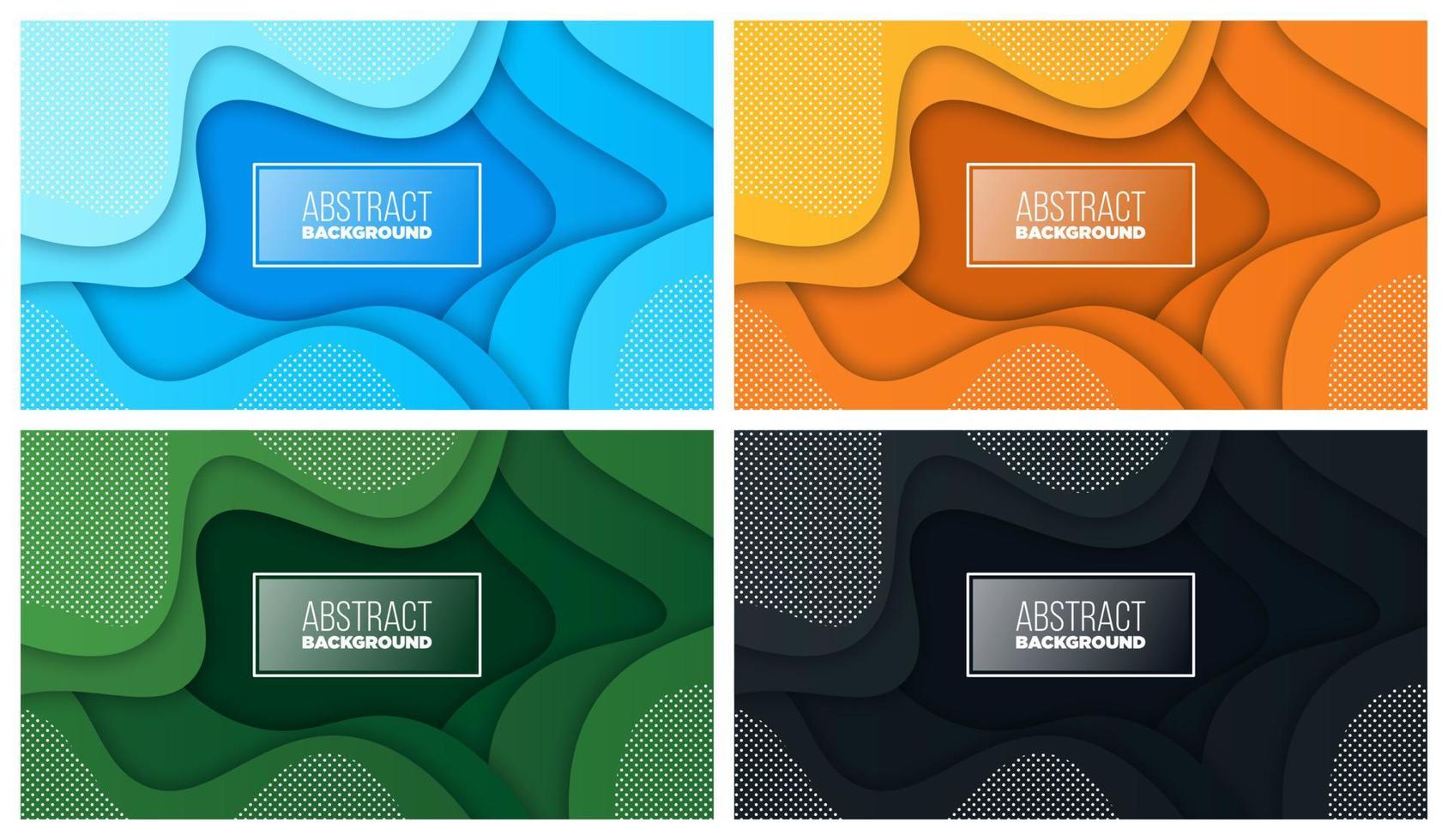 Colorful liquid and geometric background with fluid gradient shapes vector