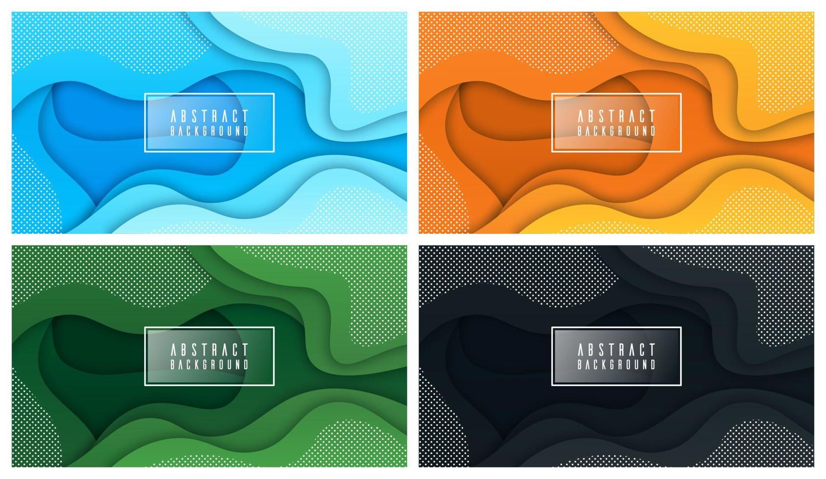 Colorful liquid and geometric background with fluid gradient shapes vector