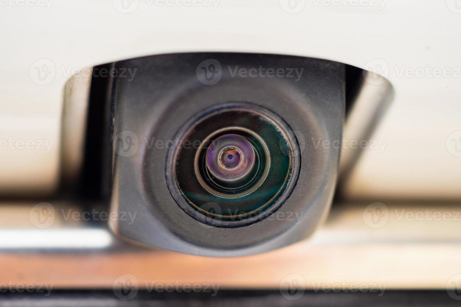 car rear view camera close up for parking assistance photo