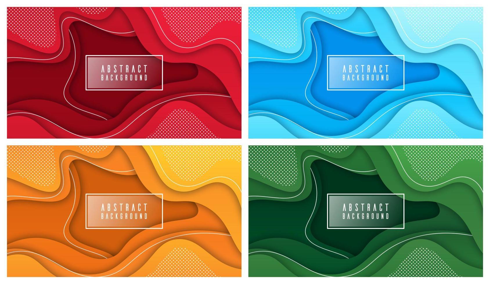 Colorful liquid and geometric background with fluid gradient shapes vector