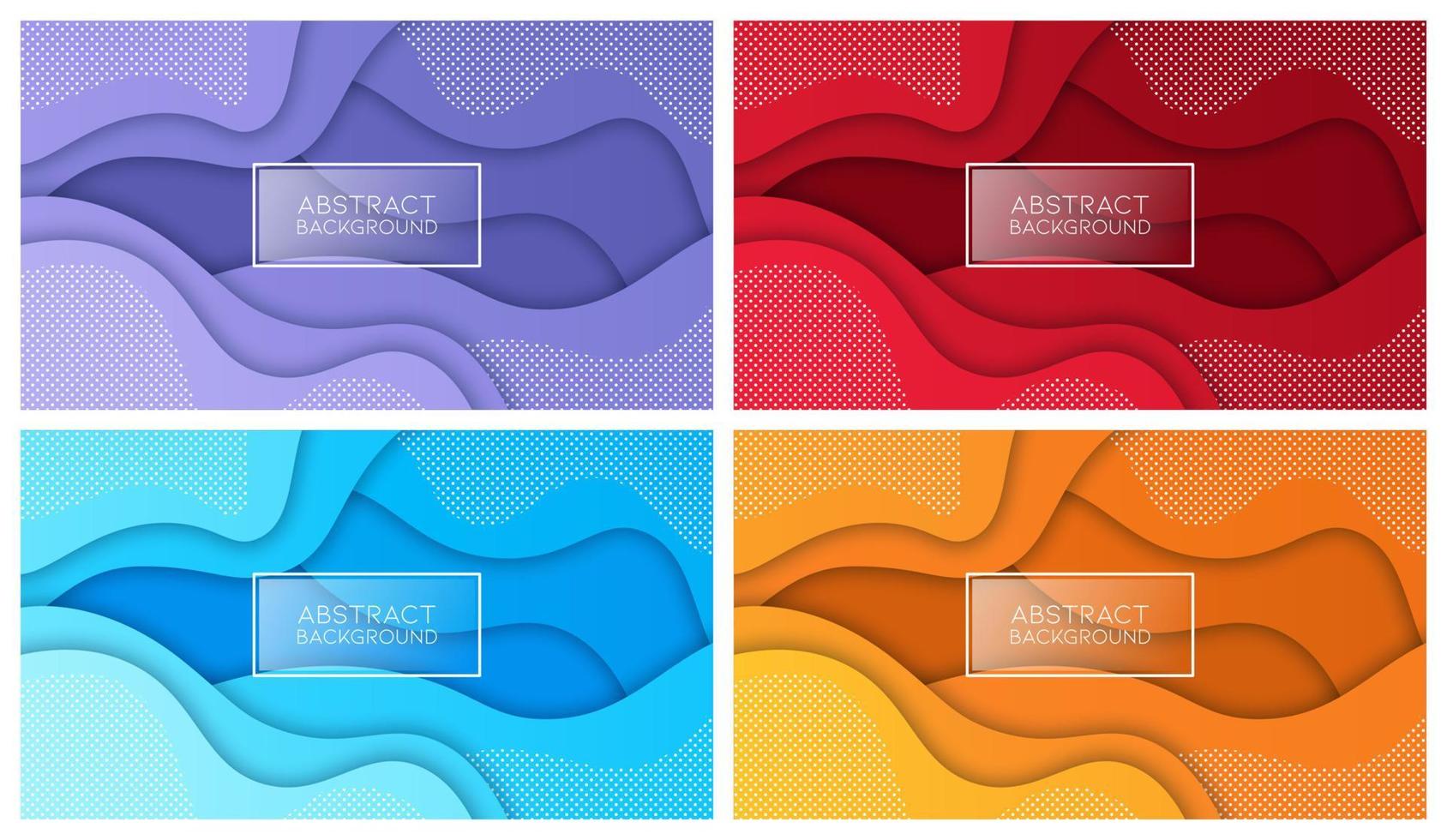 Colorful liquid and geometric background with fluid gradient shapes vector