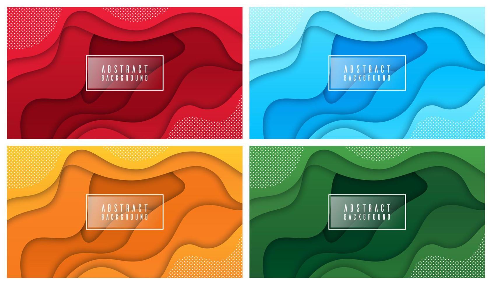 Colorful liquid and geometric background with fluid gradient shapes vector