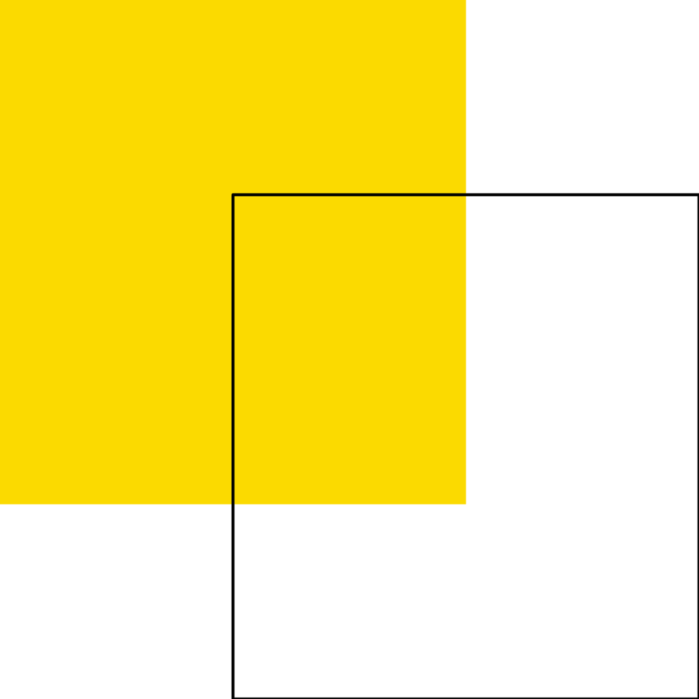 forma amarilla abstracta png