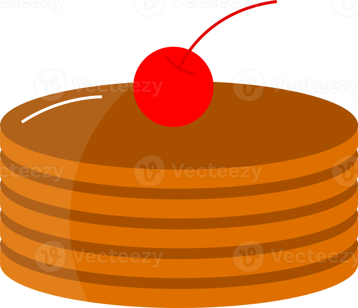 gemakkelijk en heerlijk pannekoeken. ontbijt concept elementen png