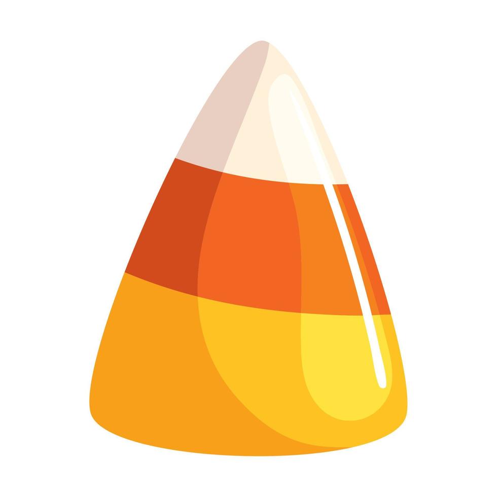 halloween orange candy vector