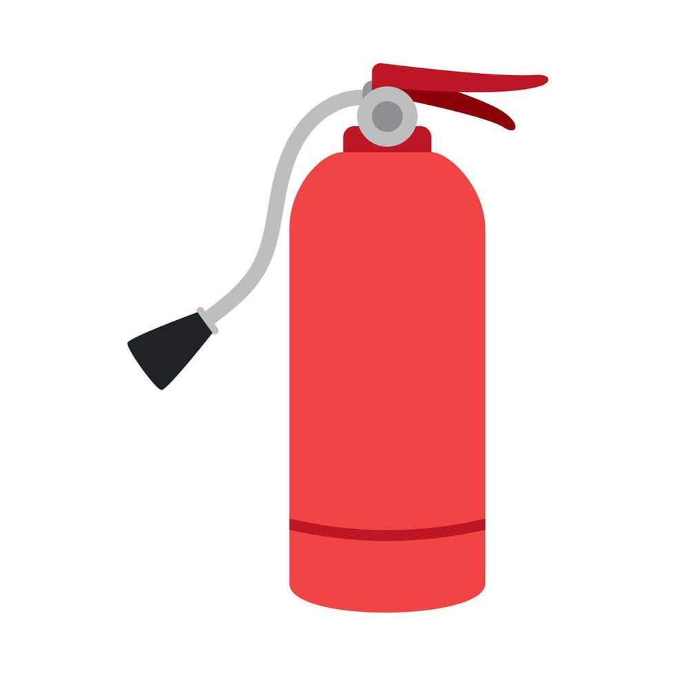 red extinguisher fire equipment vector
