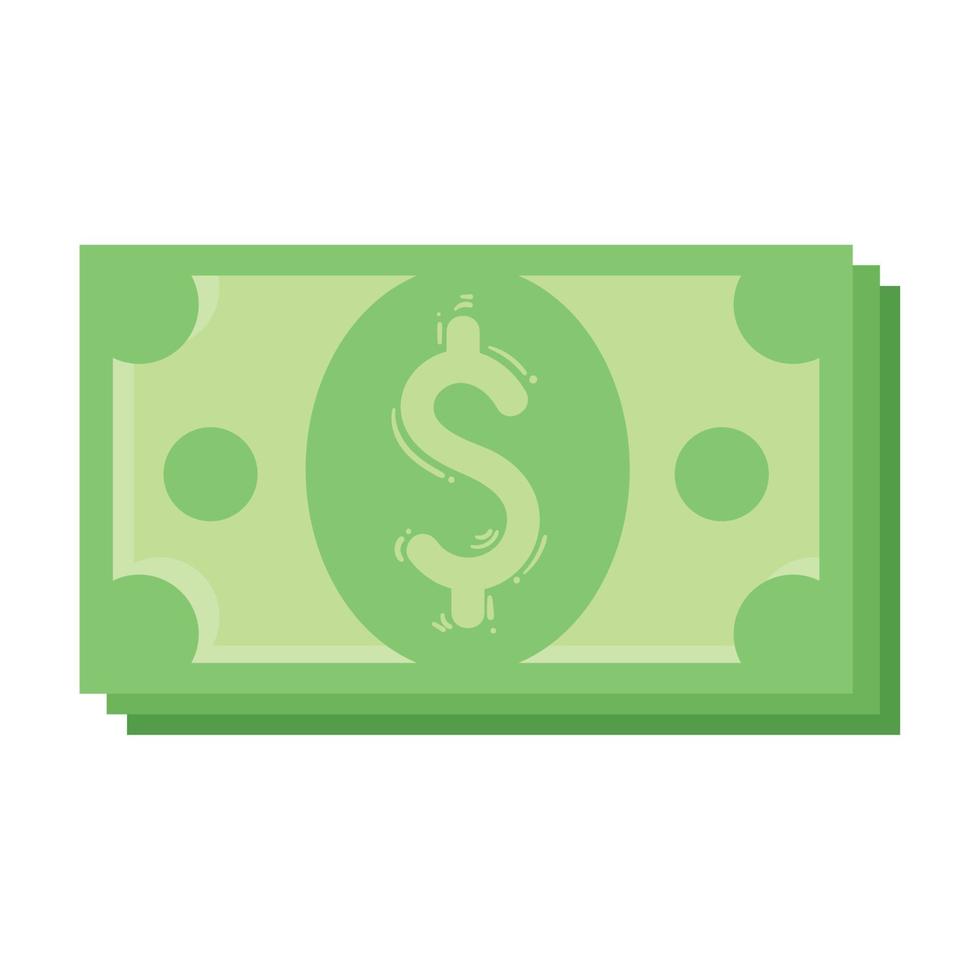 green bills money dollars vector