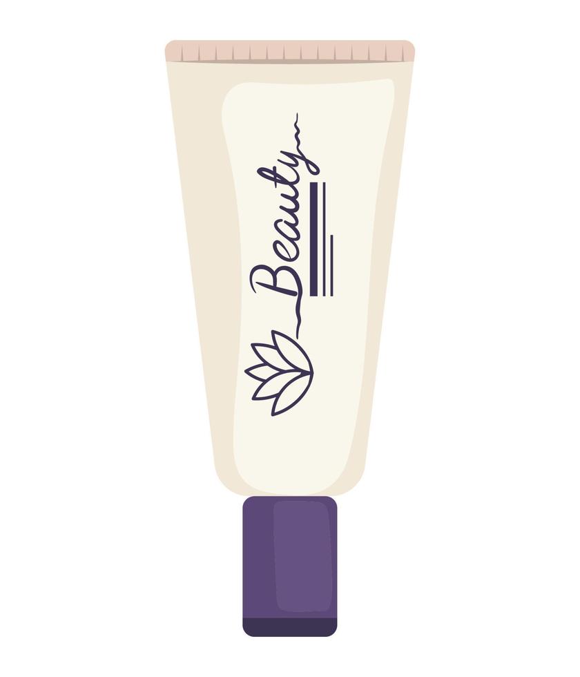 tubo de producto de belleza coreano vector