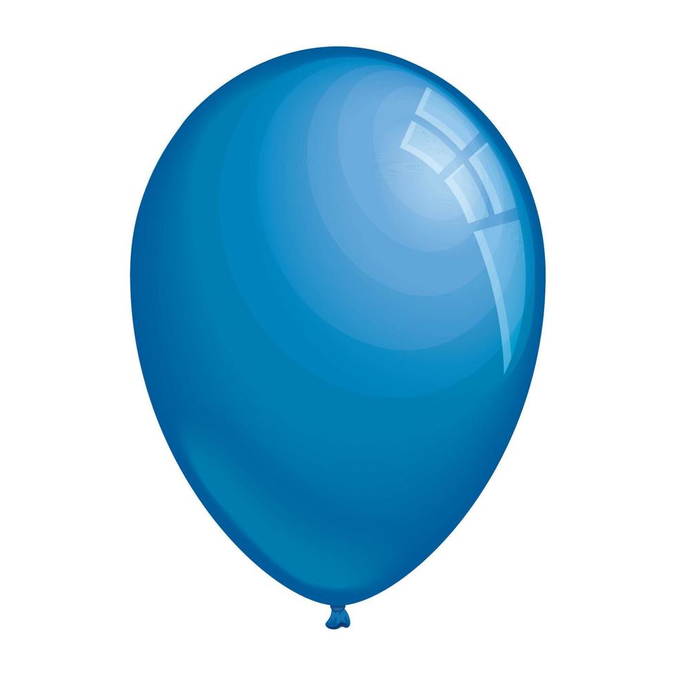 blue balloon helium floating vector