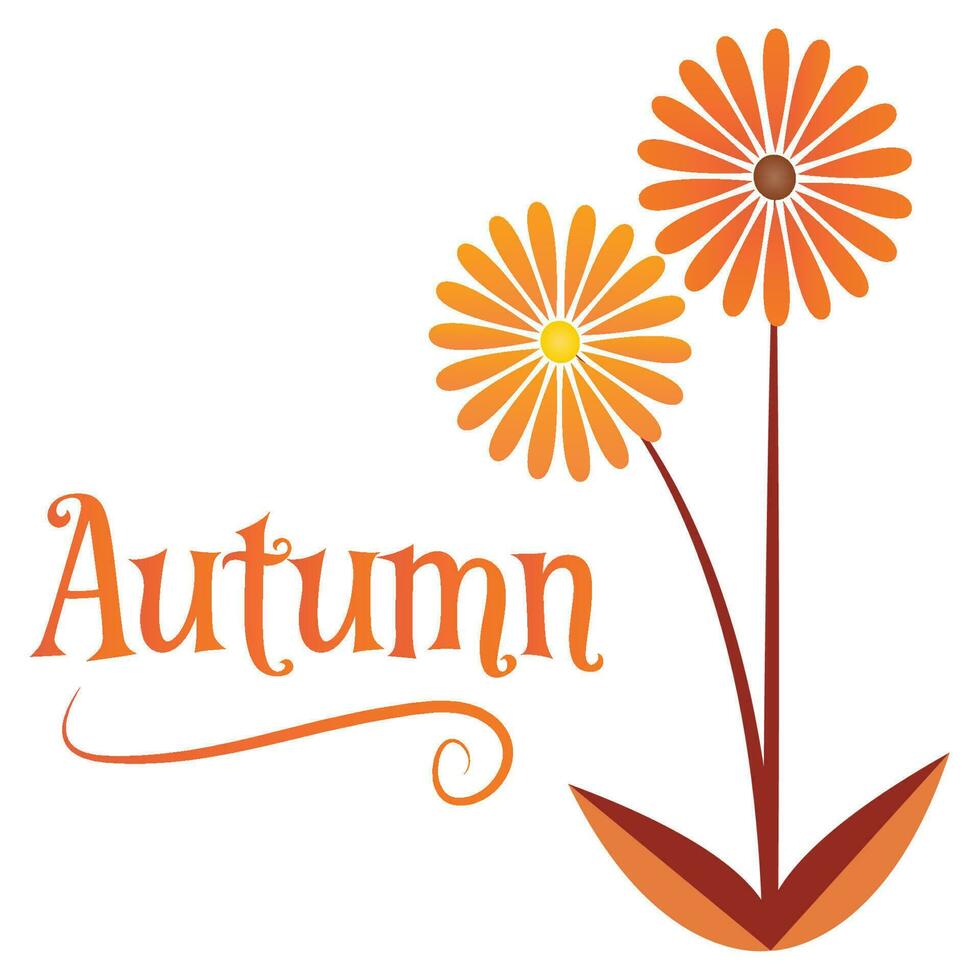 Autumn, Harvest, or Fall holiday vector card illustration graphic