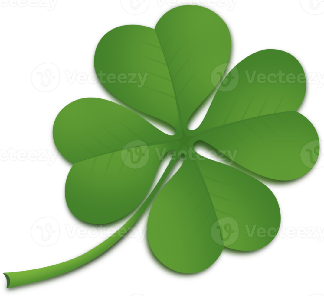 ilustración de trébol verde png