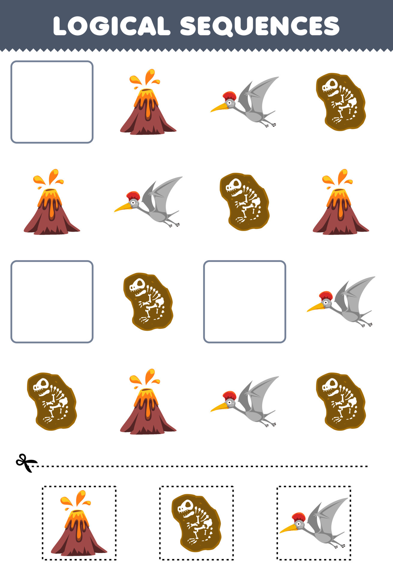 Education Game For Children Logical Sequences For Kids With Cute education-game-for-children-logical-sequences-for-kids-with-cute