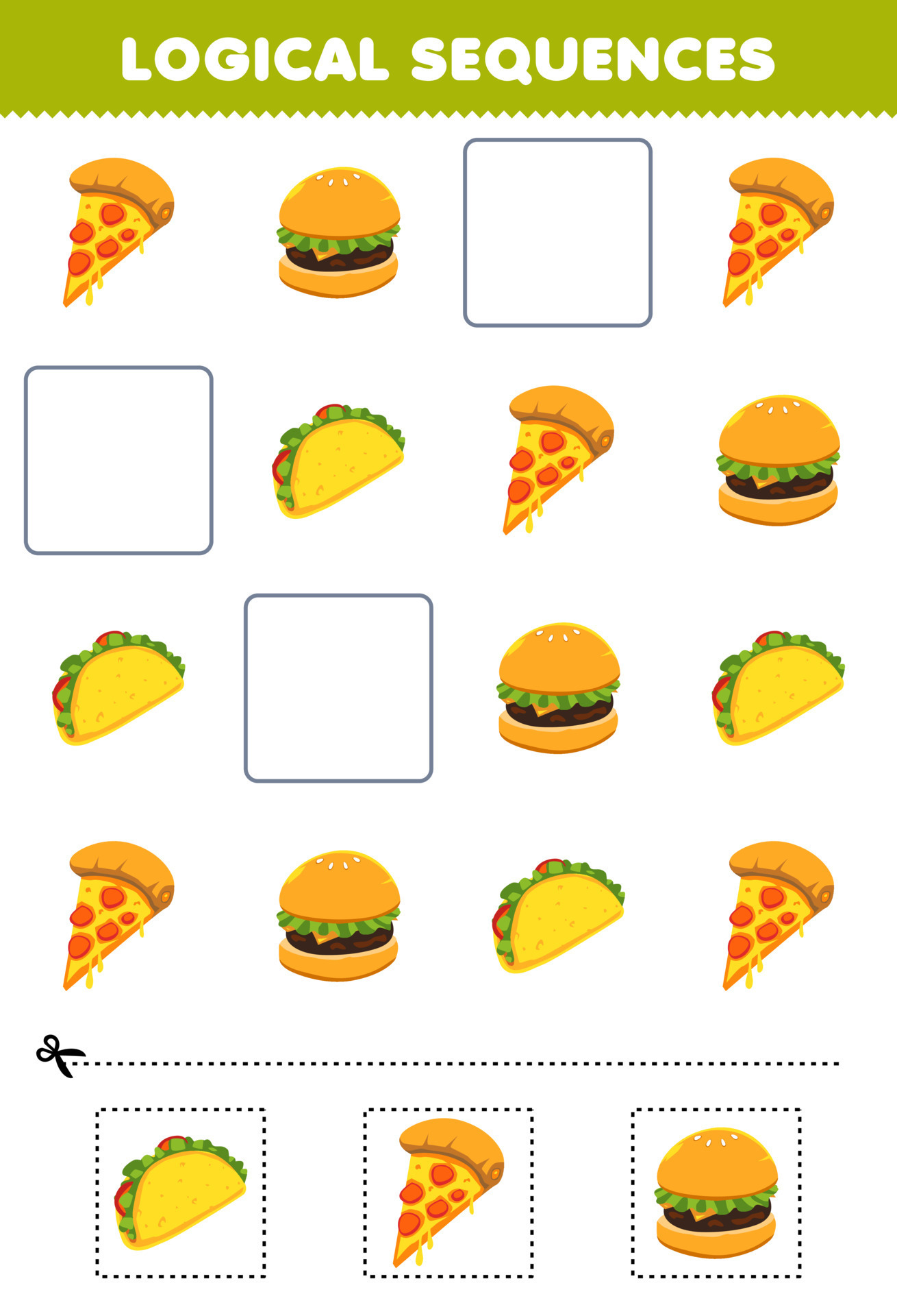 Food for kids worksheet