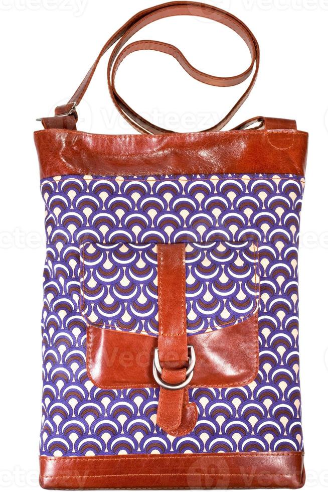 lady bag isolated on white photo