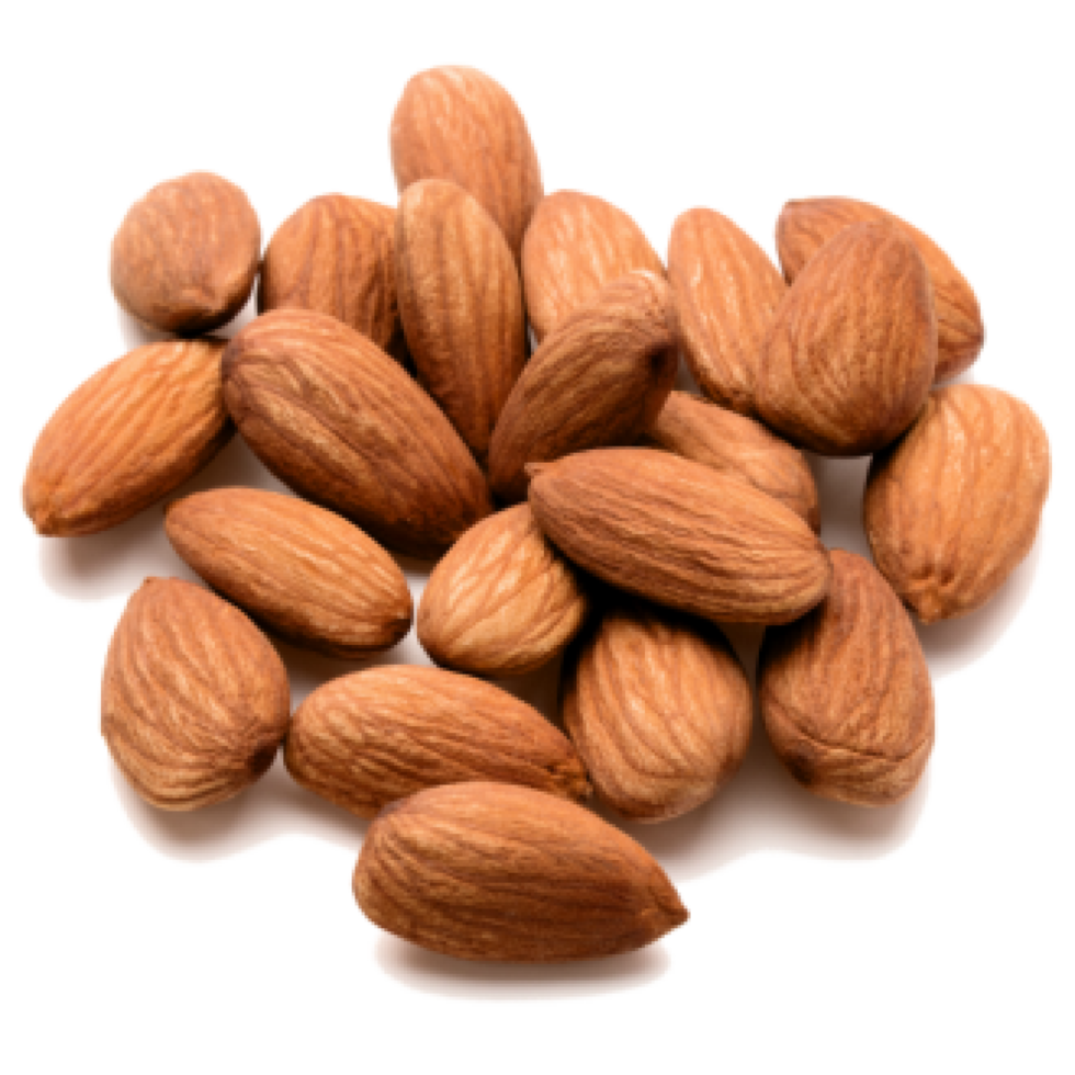 concepto de grupo de nueces de almendras png