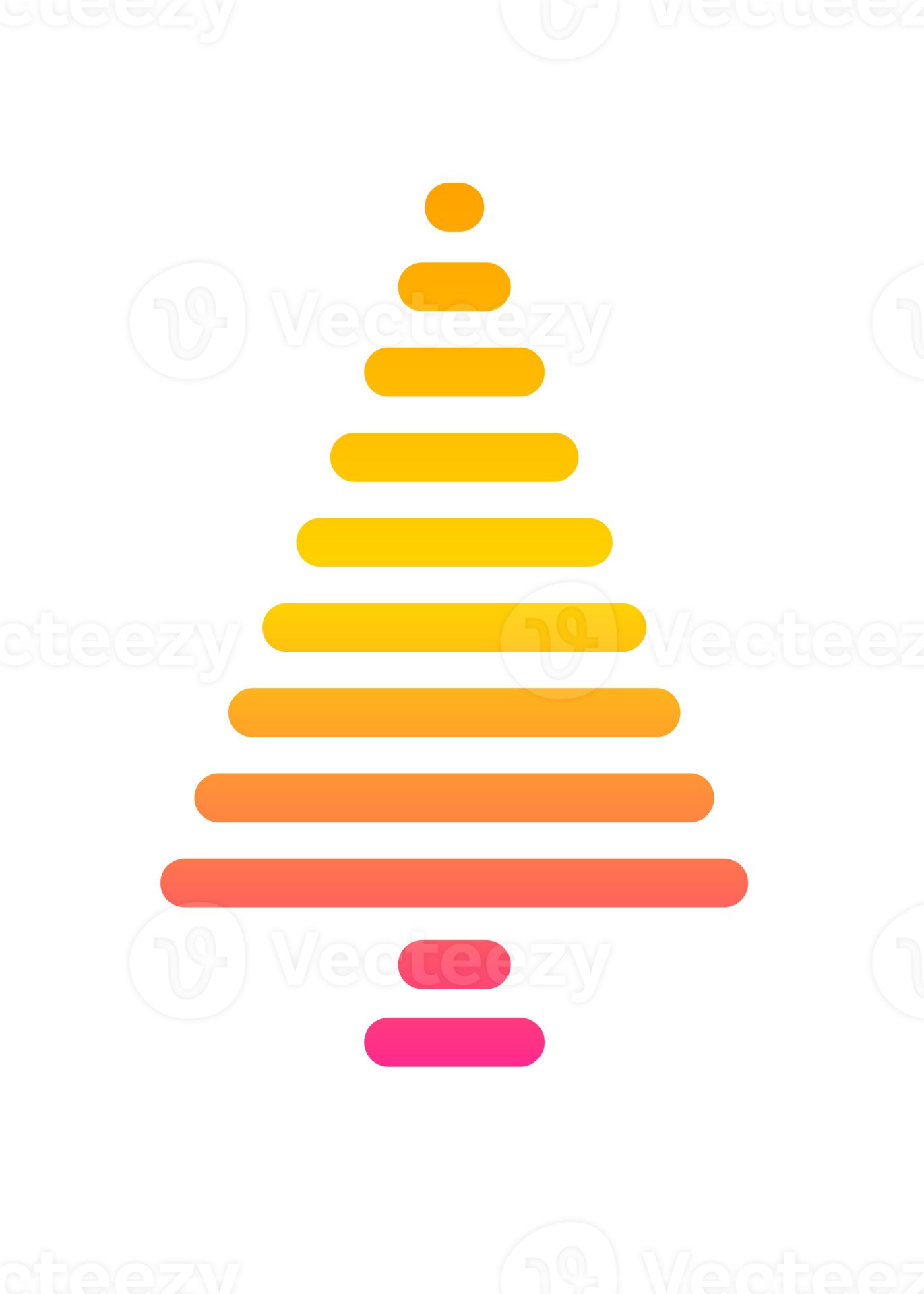 Neon Christmas tree design. PNG with transparent background. 12596701 PNG