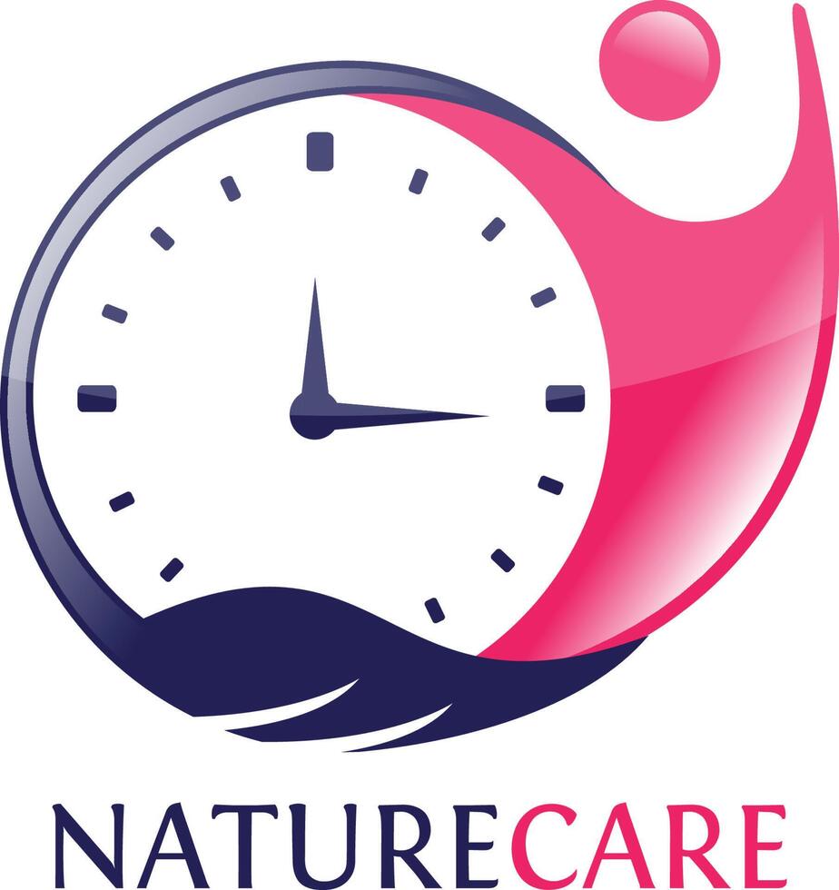 Time Care Logo Template Design Vector. Design Concept, Creative Symbol, Icon. vector