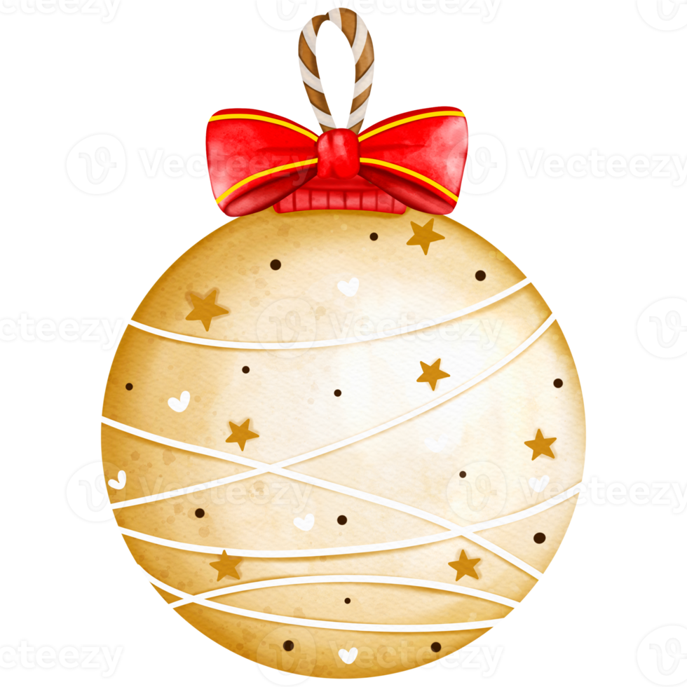 Christmas Ball, Christmas Decoration, Christmas ornament Watercolor illustration png
