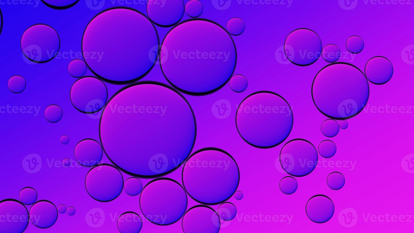Abstract pattern with oil bubble purple background for medical design. Abstract medical background. Space background with abstract pattern. photo