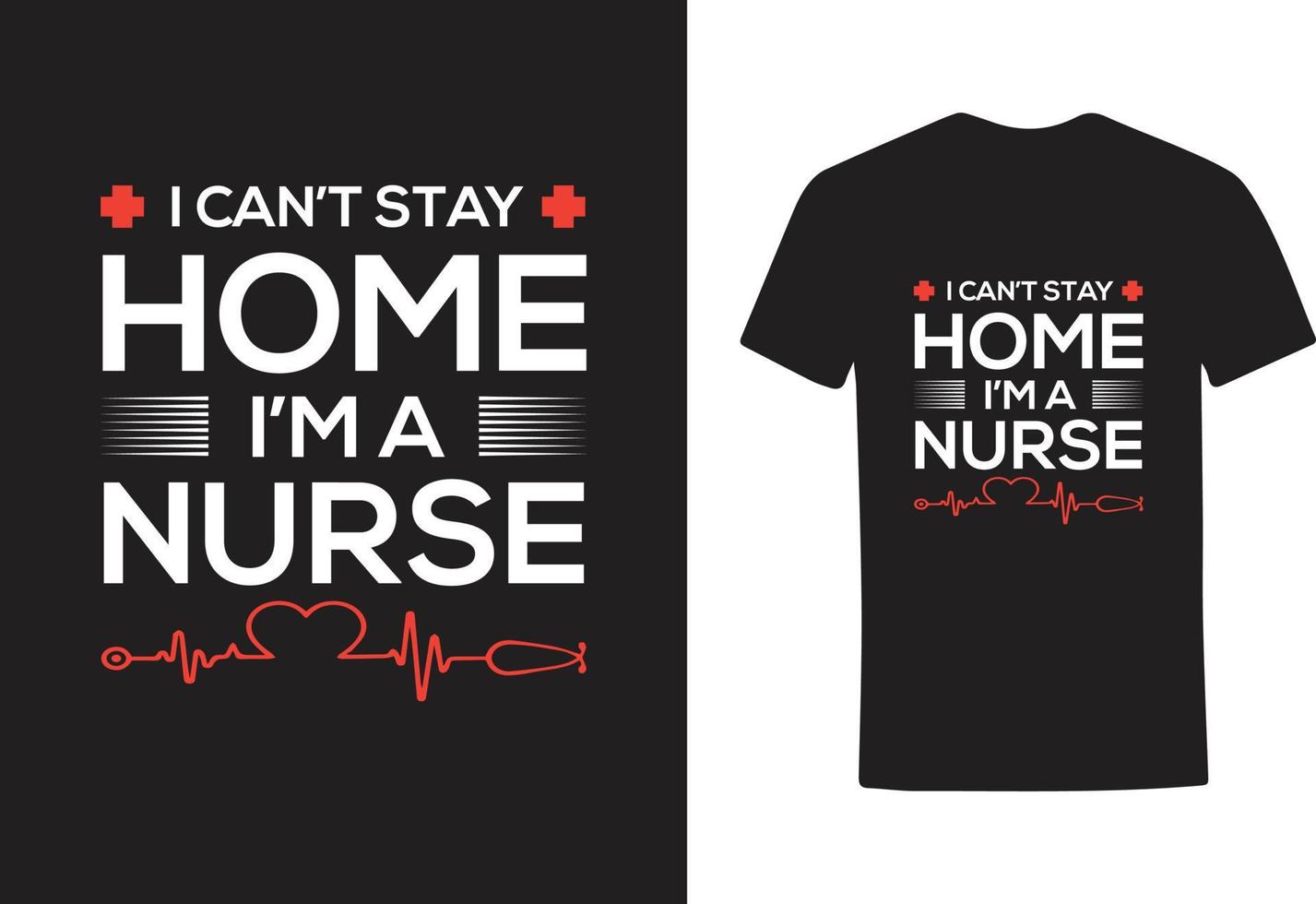 NURSING T SHIRT DESIGN vector