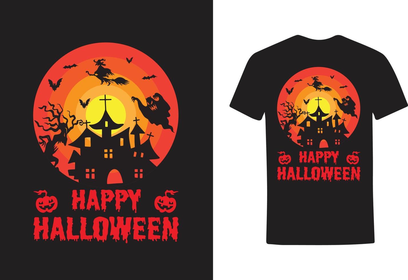 HALLOWEEN T SHIRT DESIGN vector