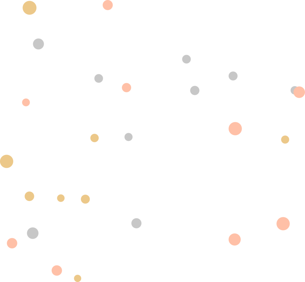 astratto macchioline puntini forme elemento png