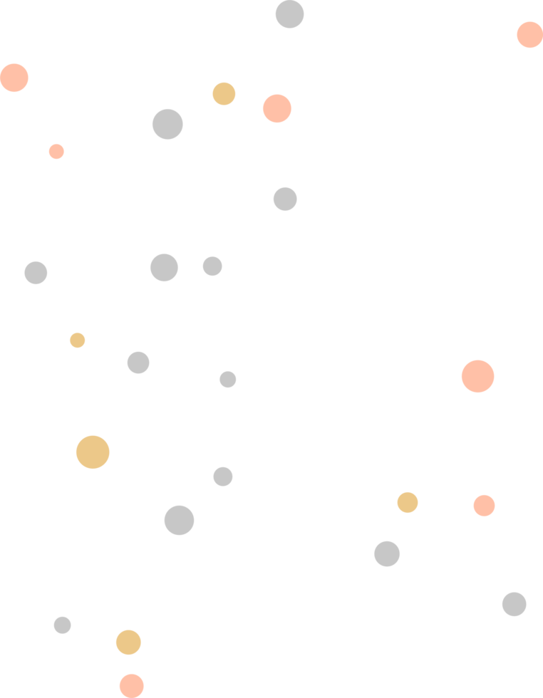 Abstract speckles Dots Shapes element png