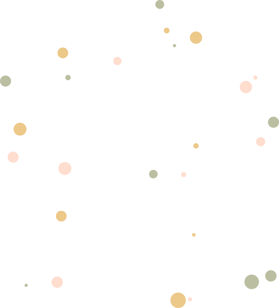 astratto macchioline puntini forme elemento png