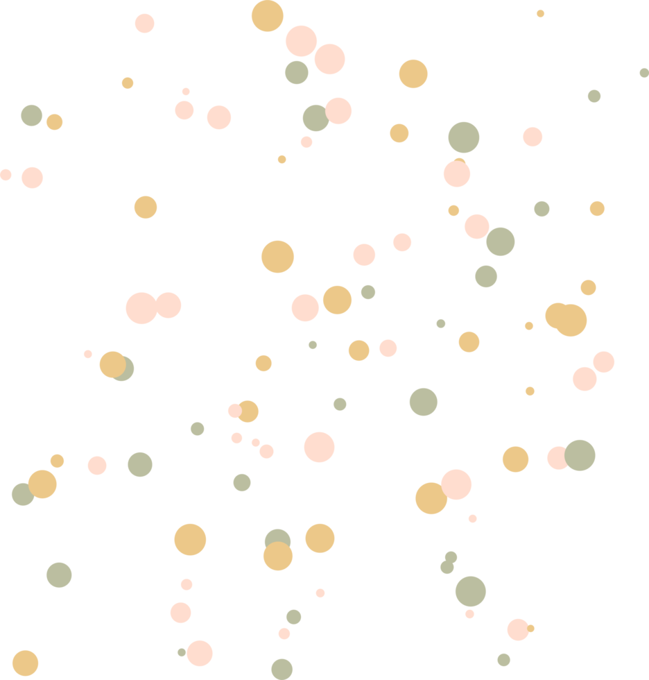 Abstract speckles Dots Shapes element png
