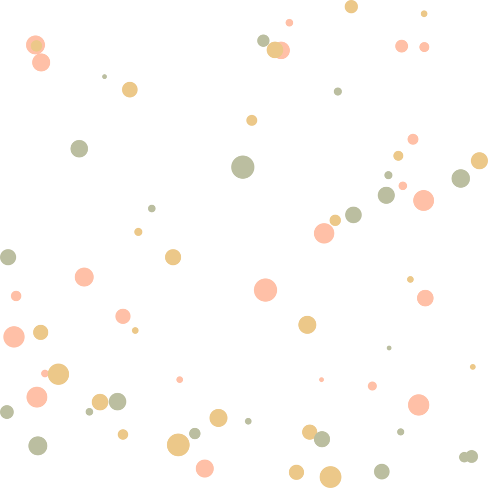 Abstract speckles Dots Shapes element png