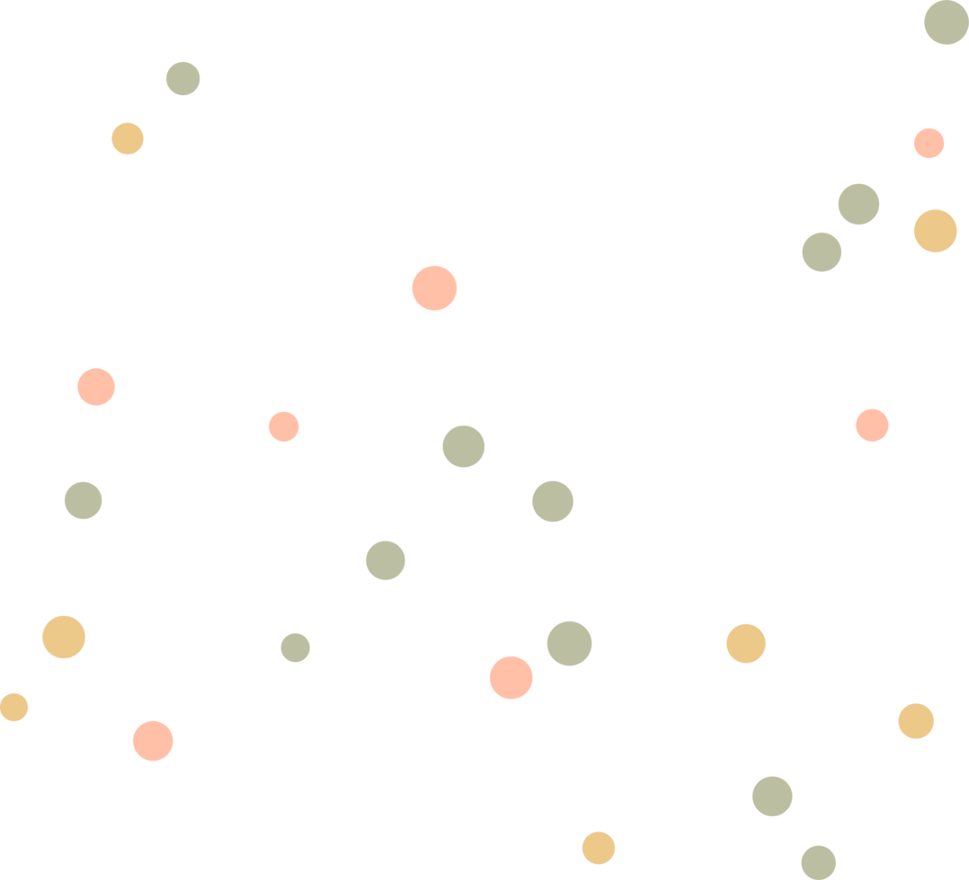 Abstract speckles Dots Shapes element png