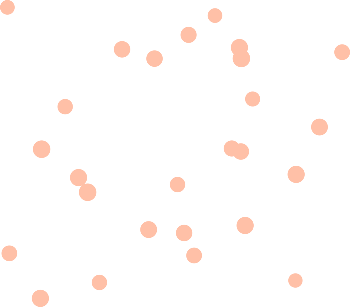 astratto macchioline puntini forme elemento png