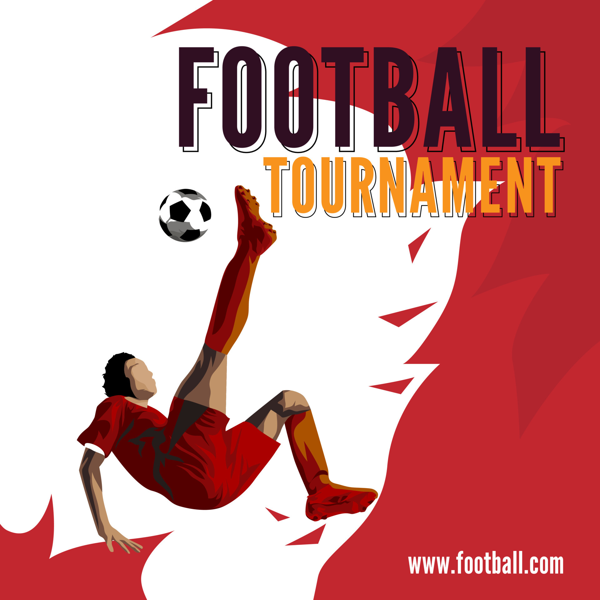 football tournament flyer template 12597197 Vector Art at Vecteezy