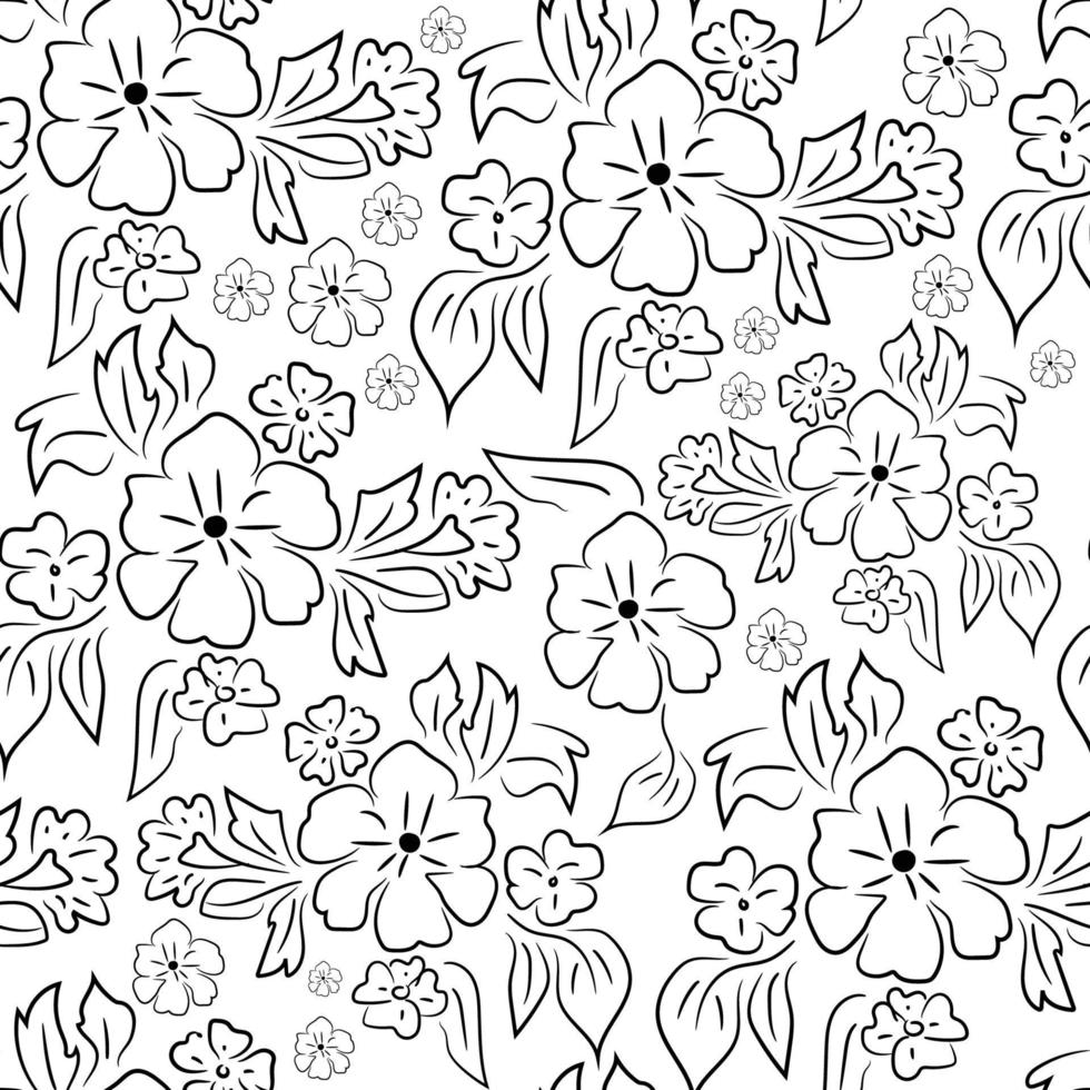 Seamless Flower Pattern vector