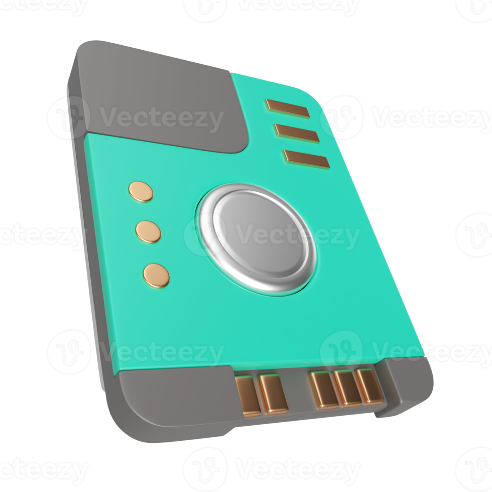 HDD 3D Illustration Icon png