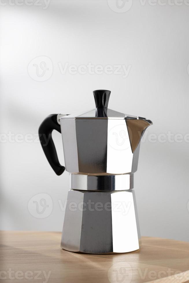 Moka pot espresso machine photo