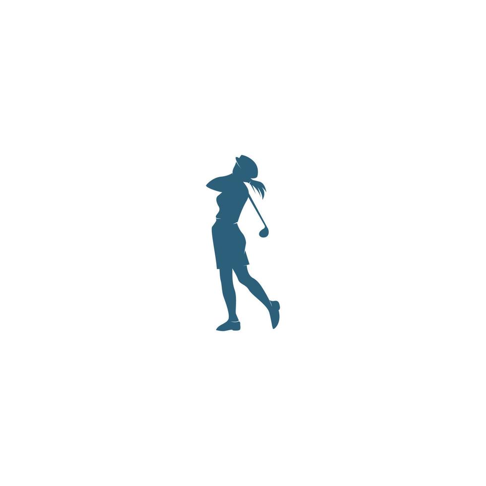 Golf icon logo illustration vector