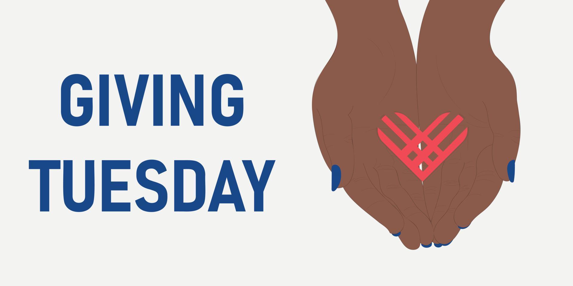 Giving Tuesday banner design vector