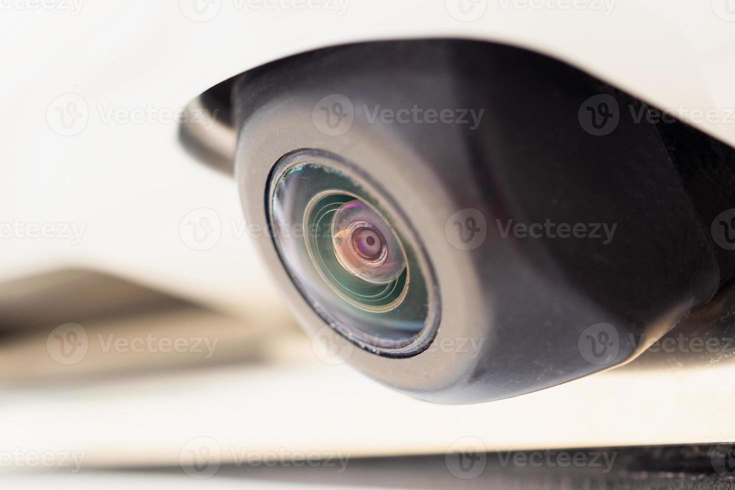 car rear view camera close up for parking assistance photo