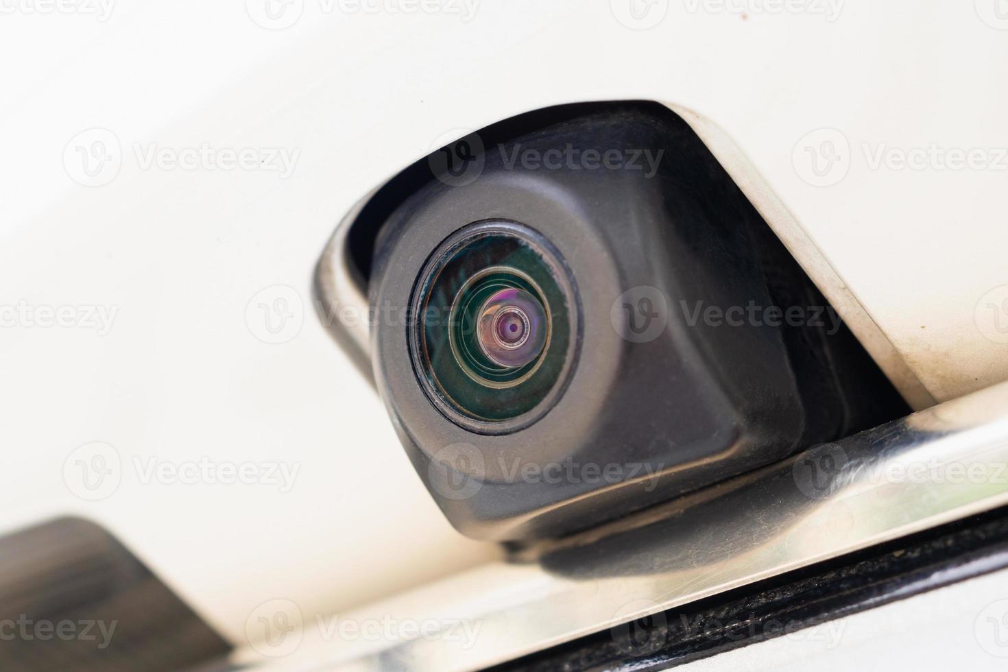 car rear view camera close up for parking assistance photo