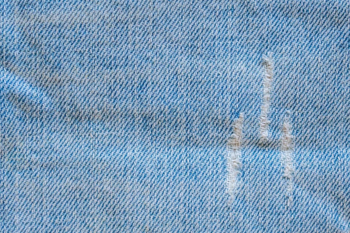 Blue denim jeans texture pattern background photo